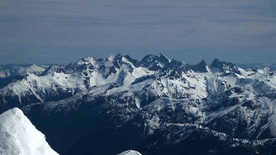 It's that group of Bulgers: Custer - Redoubt - Spickard - Mox Peaks