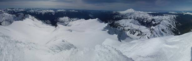 Another panorama from the summit. Click to view large size.