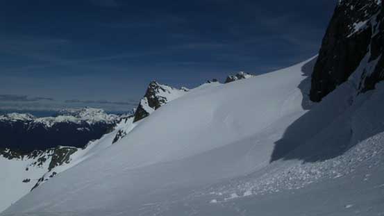 Ready to re-ascend on Upper Curtis Glacier