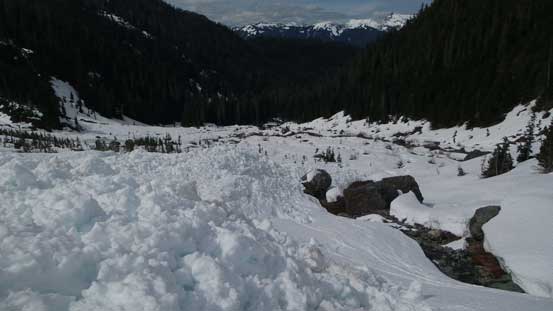 Crossing this huge slide path