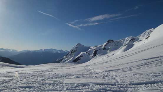 From the broad pass, looking back