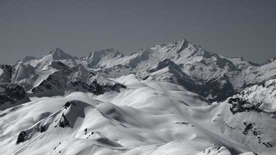 The mighty Mt. Tantalus rises behind Cypress Peak