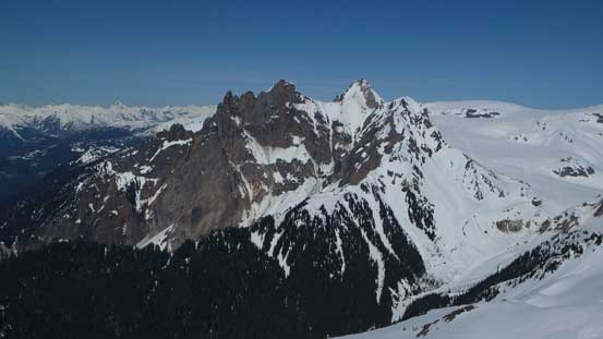 A wider view of the Cayley massif