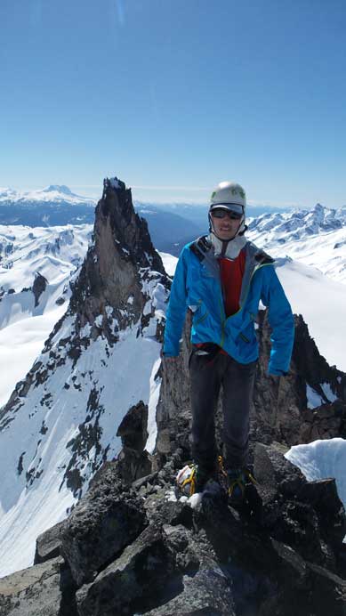 Me on the summit of Mt. Fee North Tower