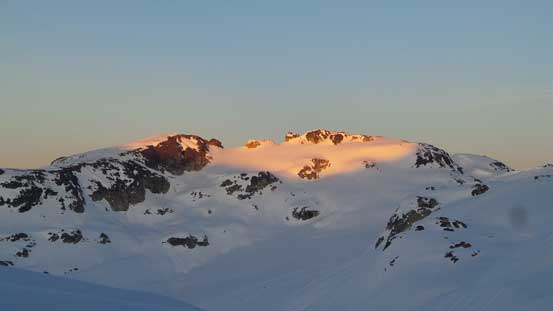 Evening glow on Brandywine Mountain