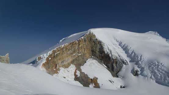 Mt. Baker summit from the rim of Sherman Crater 