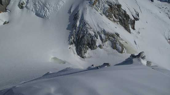 Looking into the Sherman Crater 