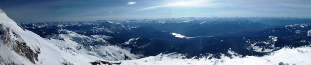 Partial summit panorama from Sherman Peak. Click to view large size.