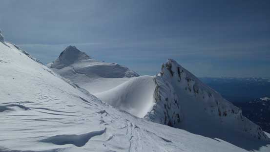 Looking back towards Sherman Peak