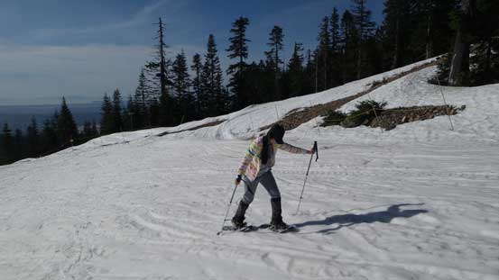 The typical plod once re-joining the "green run"