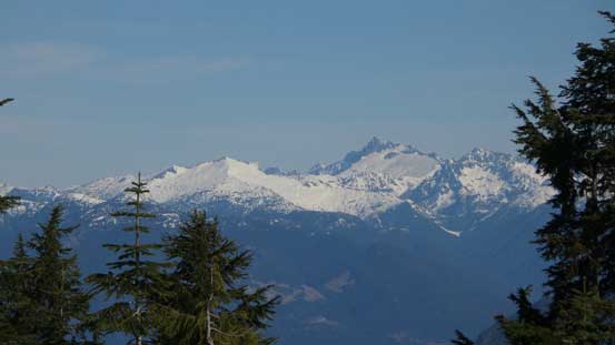 Already able to see Mt. Tantalus and Mt. Sedgwick