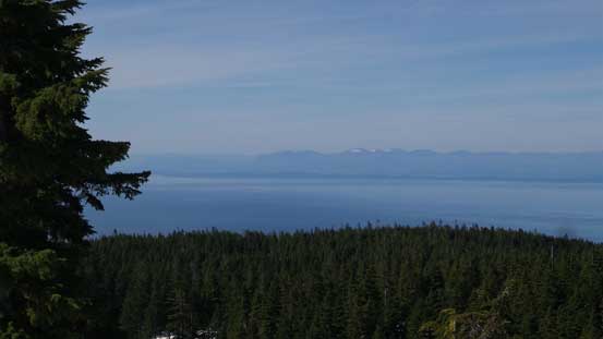 From the south summit, looking across Straight of Georgia towards Vancouver Island