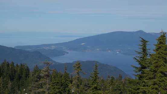 Looking down into the Howe Sound