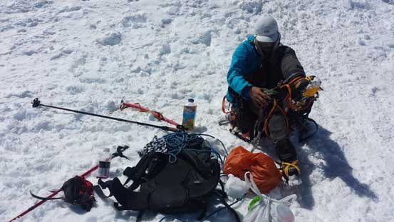 Gearing up... Photo by Alan