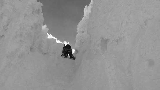 The Gate was tight and icy! 