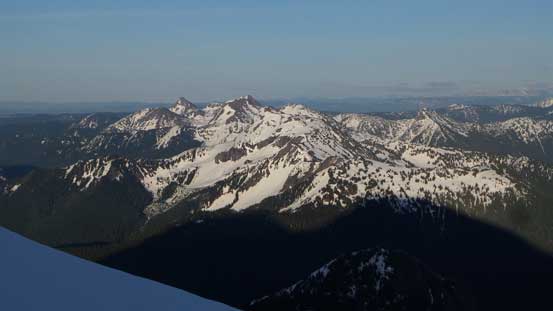 Looking at Snazzy Peak, Snass Mountain group