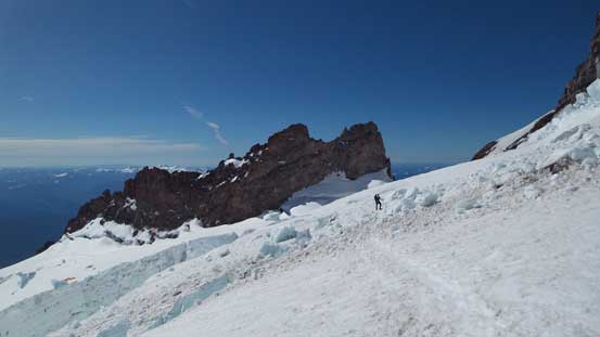 Plodding across a drop zone