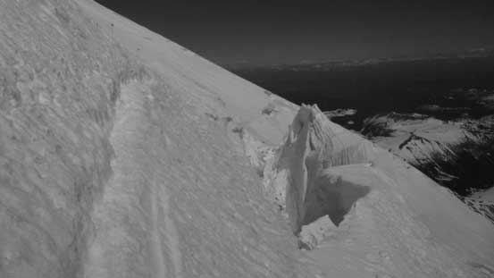 Not over yet. Another no-slip zone...