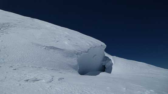 I continued up solo. This was the first monster