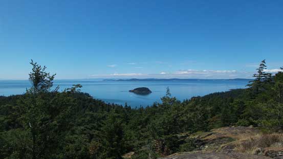 Another view towards the ocean. San Juan Islands on the right