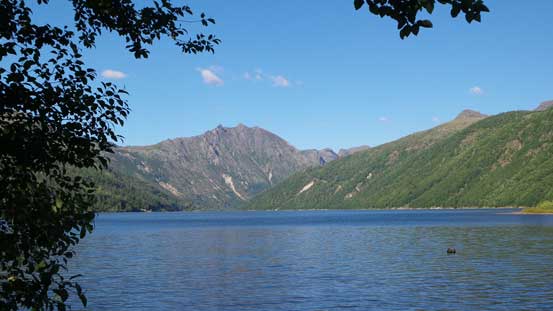 Coldwater Lake with Minnie Peak behind