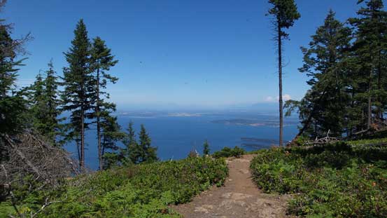 The are trails around although I'm not sure where this one leads to