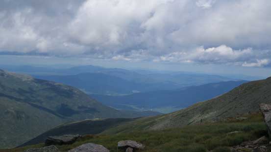Looking north towards Androscoggin River valley