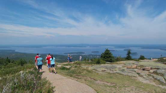 Wondering around the summit plateau