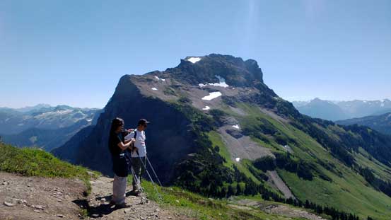 Looking back at Lady Peak