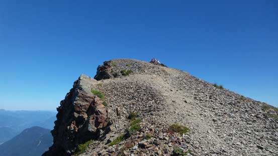 The final push to the summit