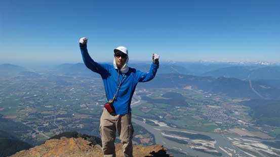 Me on the summit of Cheam Peak
