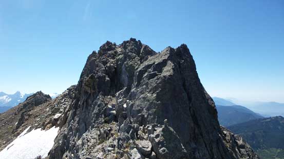 Here's that final steep step to the summit.