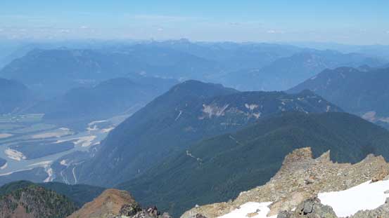 That forested bump in foreground is Mt. Ludwig