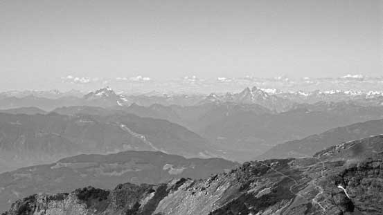 Mt. Robie Reid and Mt. Judge Howay on the skyline