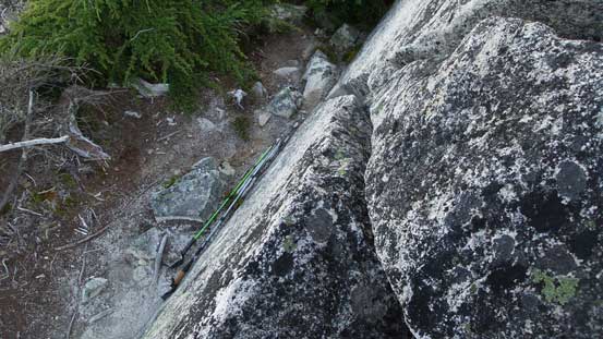 This crack marks the start of the game...