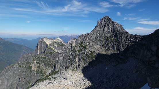 The N. Nesakwatch Spire with Illusion Peaks behind