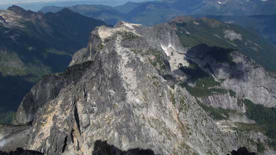 Already higher than the Nesakwatch Spires