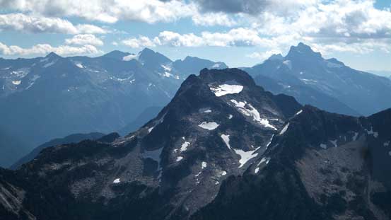 Mt. Lindeman with Mt. Redoubt behind