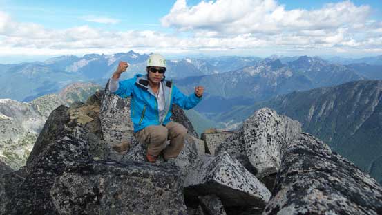 Me on the summit of Mt. Rexford