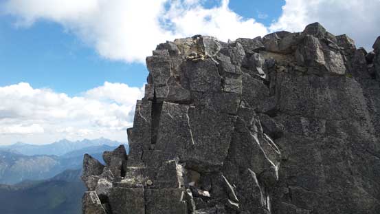 A review shot of the summit block