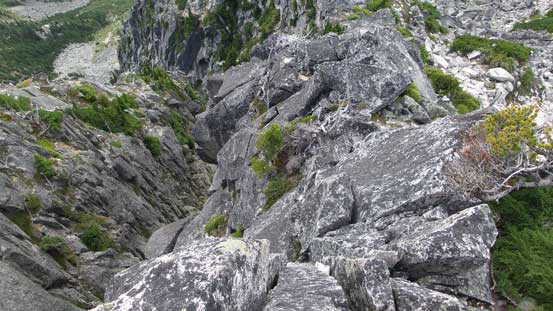 Don't think this part is easy. It's not and a few spots are very exposed.