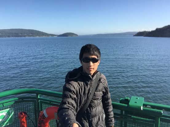 On the ferry back to Anacortes