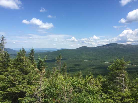 This is looking north from the summit
