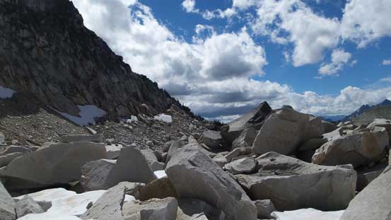 Lots of boulders to negotiate... 