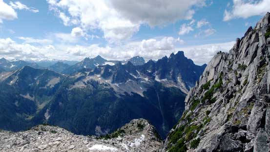 I took a short break studying the views... 