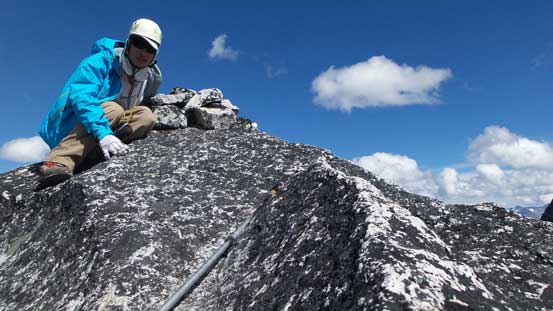 Me on the summit of North Nesakwatch Spire
