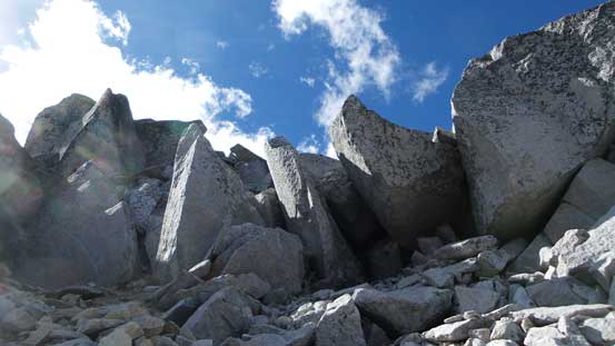 Back through that boulder jam