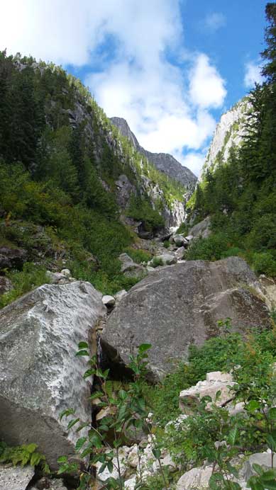 Back across the creek