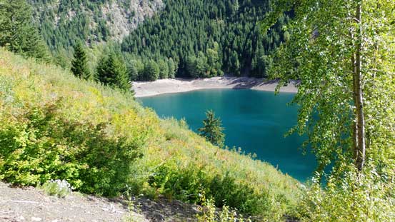 I lost the trail here and gained too much height. 