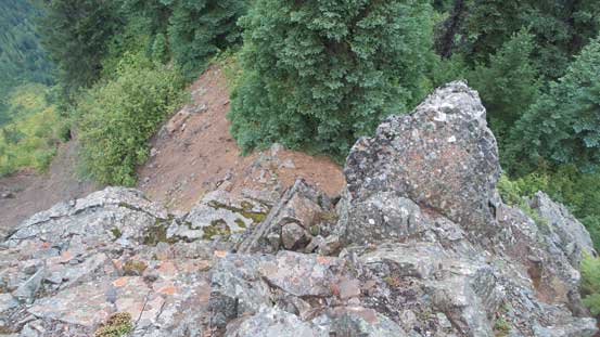 One of the few scrambling steps. 